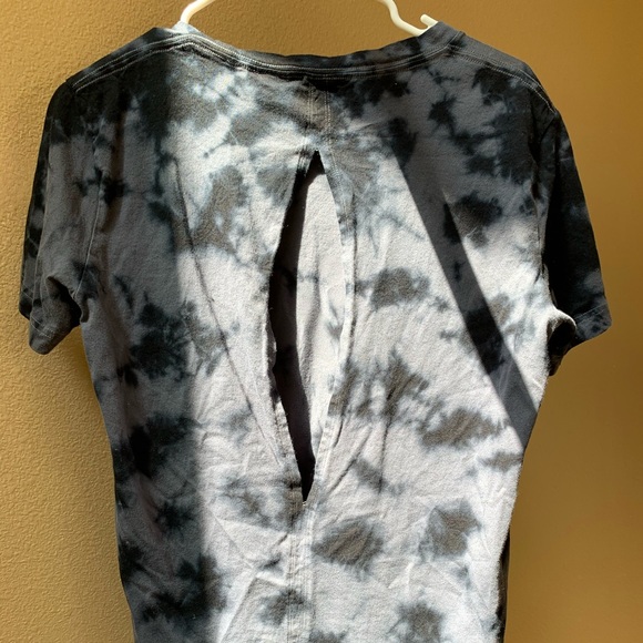 PINK Slit Back Tye-Dye T Shirt - Picture 2 of 2